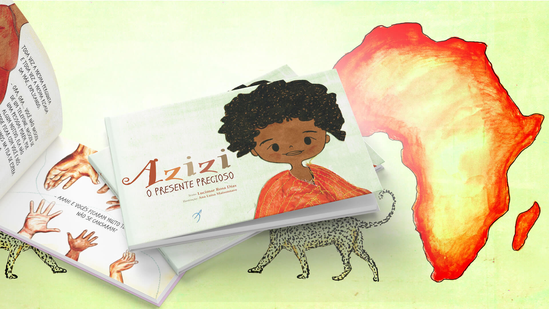 Diego de Oxóssi | O mês de maio foi marcado por diversas contações e publicações sobre o livro Azizi, o Presente Precioso, celebrando o Dia Mundial da África e o Dia